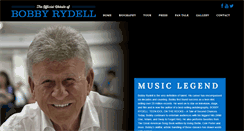 Desktop Screenshot of bobbyrydell.com